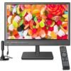 17 inch TV,Small Widescreen LED TV with Antenna,Digital ATSC Tuner-Free HD Local Channels,HDMI VGA USB Port,12 Volt Charger Cable/AC Power TV for Camping,Caravan and Kitchen 17 inch TV,Small Widescreen LED TV with Antenna,Digital ATSC Tuner-Free HD Local Channels,HDMI VGA USB Port,12 Volt Charger Cable/AC Power TV for Camping,Caravan and Kitchen