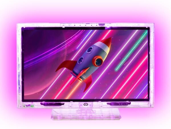 22-Inch Neon LED TV by Continu.us | Color-Changing, Non-Smart HD Retro Television, Built-in Ambient Hue Back Lighting | Ease Children's Sleep Anxiety with Night Light Function 22-Inch Neon LED TV by Continu.us | Color-Changing, Non-Smart HD Retro Television, Built-in Ambient Hue Back Lighting | Ease Children's Sleep Anxiety with Night Light Function