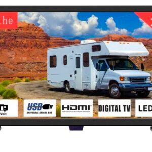 22 Inch TV, 1080p LED Widescreen HDTV with Digital ATSC Tuners, Flat Screen TV with HDMI/VGA/RCA/USB for Kitchen, RV, Bedroom, Caravan(NO DVD Player) 22 Inch TV, 1080p LED Widescreen HDTV with Digital ATSC Tuners, Flat Screen TV with HDMI/VGA/RCA/USB for Kitchen, RV, Bedroom, Caravan(NO DVD Player)
