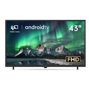 FPD 43 Inch Smart TV Flat Screen Frame LED Television Full HD 1080p Google Cast Built in, Streaming Live Ultra Thin HDR10 Android TV, Bluetooth, Vesa, Hdmi, WiFi (Palette-Series... FPD 43 Inch Smart TV Flat Screen Frame LED Television Full HD 1080p Google Cast Built in, Streaming Live Ultra Thin HDR10 Android TV, Bluetooth, Vesa, Hdmi, WiFi (Palette-Series...