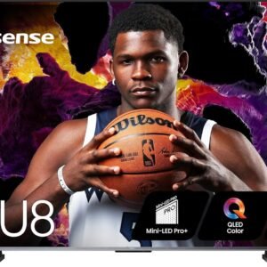 Hisense 100-Inch Class U8 Series Mini-LED ULED 4K UHD Google Smart TV (100U8K) - QLED, 480 Motion Rate, 144Hz Game Mode Pro, Dolby Vision IQ, HDMI 2.1, Alexa Compatibility,... Hisense 100-Inch Class U8 Series Mini-LED ULED 4K UHD Google Smart TV (100U8K) - QLED, 480 Motion Rate, 144Hz Game Mode Pro, Dolby Vision IQ, HDMI 2.1, Alexa Compatibility,...