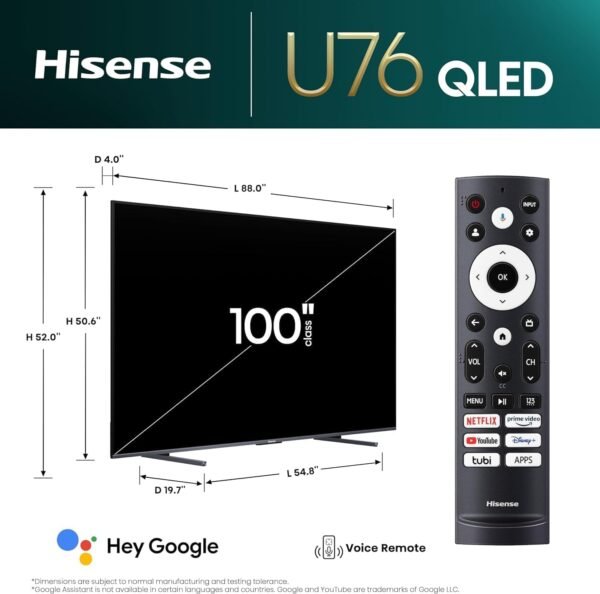 Hisense 100 Inch ULED TV Review Unveiling Stunning Performance and Features Hisense 100 Inch ULED TV Review Unveiling Stunning Performance and Features