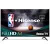 Hisense 40-Inch Class A4 Series FHD 1080p Smart Roku TV with Alexa Compatibility (40A4NR, 2024 Model) - Dolby Audio, Slim Bezel Design, Google Assistant Hisense 40-Inch Class A4 Series FHD 1080p Smart Roku TV with Alexa Compatibility (40A4NR, 2024 Model) - Dolby Audio, Slim Bezel Design, Google Assistant