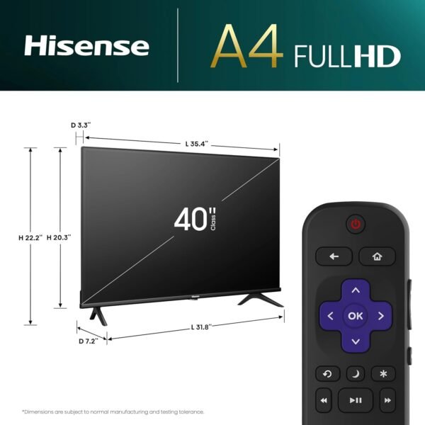 Hisense 40-Inch Smart TV review reveals stunning visuals and seamless performance Hisense 40-Inch Smart TV review reveals stunning visuals and seamless performance