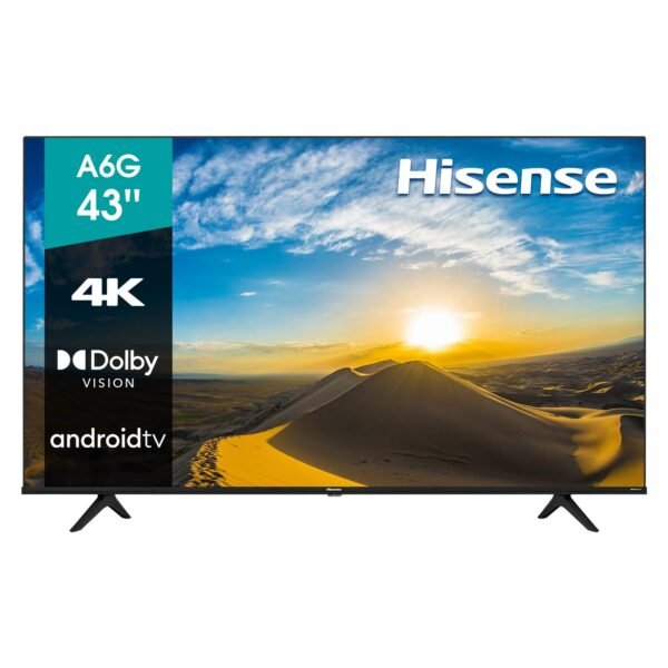 Hisense 43A6G 43-Inch 4K Ultra HD Android Smart TV with Alexa Compatibility (2021 Model) Hisense 43A6G 43-Inch 4K Ultra HD Android Smart TV with Alexa Compatibility (2021 Model)
