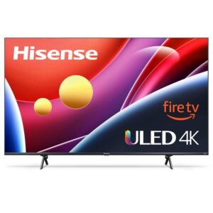Hisense 58-Inch Class U6HF Series ULED 4K UHD Smart Fire TV (58U6HF) - QLED, Full Array Local Dimming , 600-Nit Dolby Vision, HDR 10+, HDMI 2.1, Game Mode Plus VRR, Alexa... Hisense 58-Inch Class U6HF Series ULED 4K UHD Smart Fire TV (58U6HF) - QLED, Full Array Local Dimming , 600-Nit Dolby Vision, HDR 10+, HDMI 2.1, Game Mode Plus VRR, Alexa...