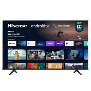 Hisense 65A6G 65-Inch 4K Ultra HD Android Smart TV with Alexa Compatibility (2021 Model), Black Hisense 65A6G 65-Inch 4K Ultra HD Android Smart TV with Alexa Compatibility (2021 Model), Black