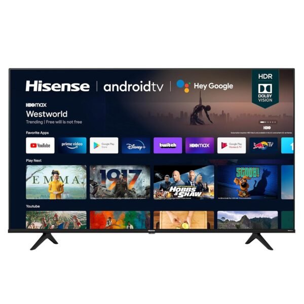 Hisense 65A6G 65-Inch 4K Ultra HD Android Smart TV with Alexa Compatibility (2021 Model), Black Hisense 65A6G 65-Inch 4K Ultra HD Android Smart TV with Alexa Compatibility (2021 Model), Black