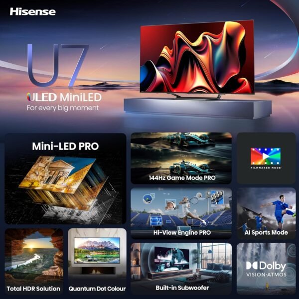 Hisense U7 Series Review: A Game-Changing 65-Inch 4K Smart TV Hisense U7 Series Review: A Game-Changing 65-Inch 4K Smart TV
