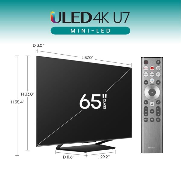Hisense U7 Series Review: A Game-Changing 65-Inch 4K Smart TV Hisense U7 Series Review: A Game-Changing 65-Inch 4K Smart TV