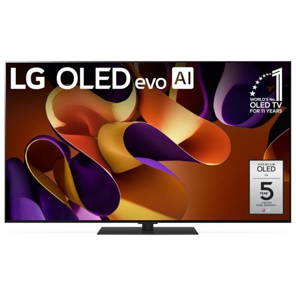 LG 65-Inch Class OLED evo G4 Series Smart TV 4K Processor Flat Screen with Magic Remote AI-Powered with Alexa Built-in (OLED65G4SUB, 2024) LG 65-Inch Class OLED evo G4 Series Smart TV 4K Processor Flat Screen with Magic Remote AI-Powered with Alexa Built-in (OLED65G4SUB, 2024)