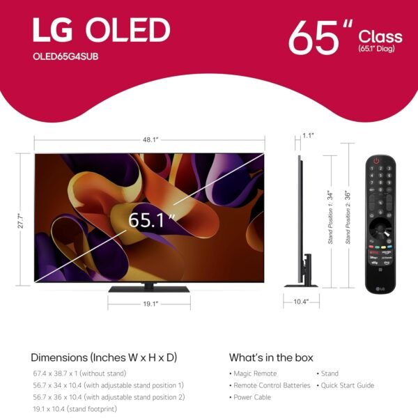 LG OLED65G4 Review: Unbeatable Picture Quality in a Stunning Design LG OLED65G4 Review: Unbeatable Picture Quality in a Stunning Design
