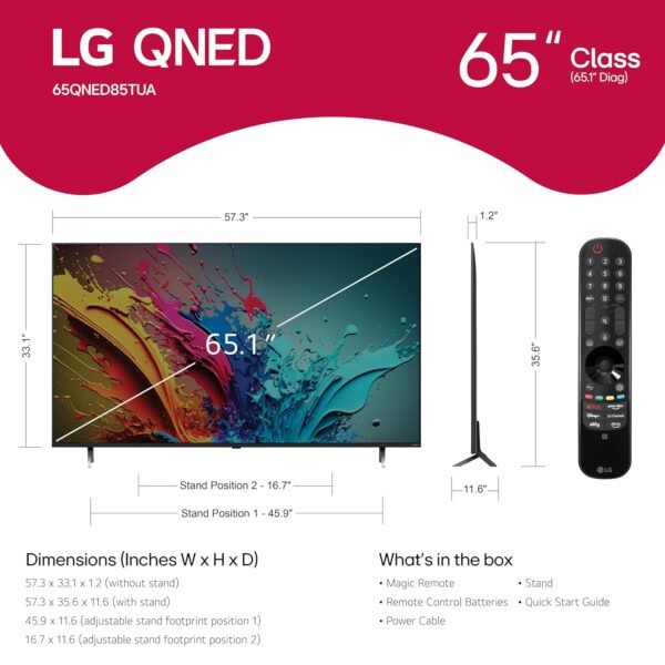 LG QNED85T 65-Inch 4K Smart TV Review Unveils Stunning Features and Performance LG QNED85T 65-Inch 4K Smart TV Review Unveils Stunning Features and Performance