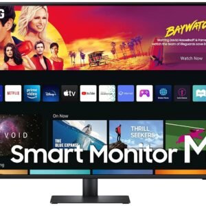 SAMSUNG 43" M70B Series 4K UHD USB-C Smart Monitor & Streaming TV, 4ms, 60Hz, HDR10, Wireless Display, Gaming and IoT Hubs, Alexa Built-in, 2022, LS43BM702UNXZA, Black SAMSUNG 43" M70B Series 4K UHD USB-C Smart Monitor & Streaming TV, 4ms, 60Hz, HDR10, Wireless Display, Gaming and IoT Hubs, Alexa Built-in, 2022, LS43BM702UNXZA, Black