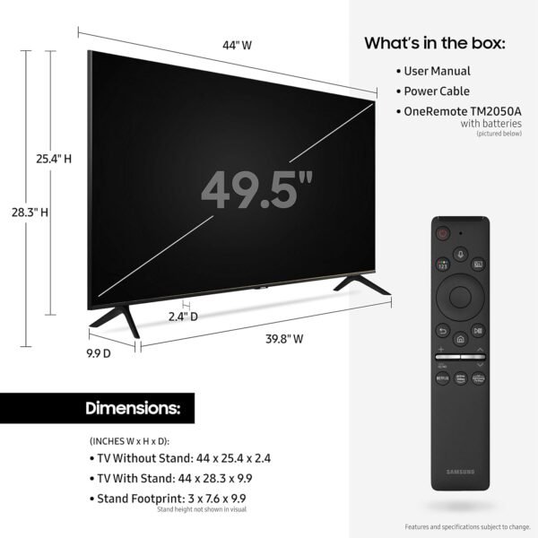 SAMSUNG 50-inch 4K Smart TV review: Stunning visuals and Alexa integration! SAMSUNG 50-inch 4K Smart TV review: Stunning visuals and Alexa integration!