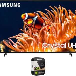 SAMSUNG 65 Inch DU8000 Crystal UHD LED 4K Smart TV Bundle with 2 YR CPS Enhanced Protection Pack (2024 Model) SAMSUNG 65 Inch DU8000 Crystal UHD LED 4K Smart TV Bundle with 2 YR CPS Enhanced Protection Pack (2024 Model)