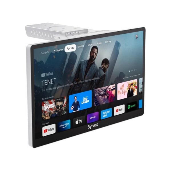 SYLVOX Kitchen TV, Small Smart TV for Kitchen, 15.6 inch 1080P Full HD Under Cabinet TVs, Google Smart Television with Voice Remote Control WiFi Bluetooth Chromecast 2 Speakers,... SYLVOX Kitchen TV, Small Smart TV for Kitchen, 15.6 inch 1080P Full HD Under Cabinet TVs, Google Smart Television with Voice Remote Control WiFi Bluetooth Chromecast 2 Speakers,...