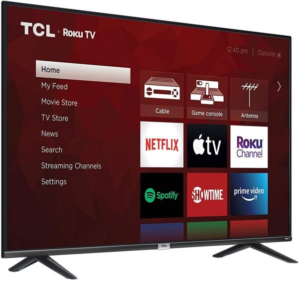 TCL 55" Class 4-Series 4K UHD HDR Smart Roku TV – 55S435, 2021 Model TCL 55" Class 4-Series 4K UHD HDR Smart Roku TV – 55S435, 2021 Model
