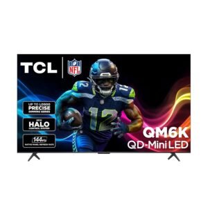 TCL 65-Inch QM6K QLED 4K Smart QD-Mini LED TV with Google TV (65QM6K, 2025 Model) Dolby Vision IQ, Dolby Atmos, HDR, Game Accelerator up to 288Hz, Voice Remote, Works with... TCL 65-Inch QM6K QLED 4K Smart QD-Mini LED TV with Google TV (65QM6K, 2025 Model) Dolby Vision IQ, Dolby Atmos, HDR, Game Accelerator up to 288Hz, Voice Remote, Works with...
