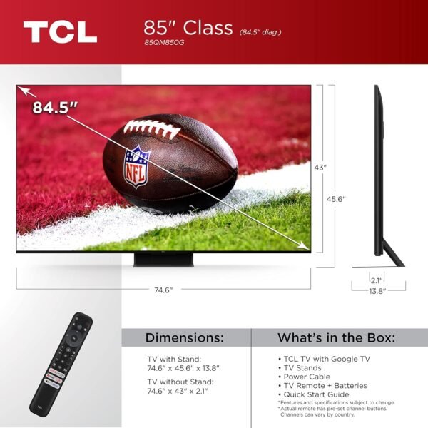 TCL 85-Inch QLED Mini LED TV Review Exploring Stunning Features and Performance TCL 85-Inch QLED Mini LED TV Review Exploring Stunning Features and Performance