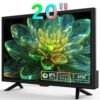 TV 20 inch,Full Viewing Angles 1080P HD,Small Kitchen Wall-Mounted Digital TV-HDMI/USB Ports-Dual Power DC-12V& AC Adapter Inputs for Your Caravan & Bedrooms TV 20 inch,Full Viewing Angles 1080P HD,Small Kitchen Wall-Mounted Digital TV-HDMI/USB Ports-Dual Power DC-12V& AC Adapter Inputs for Your Caravan & Bedrooms
