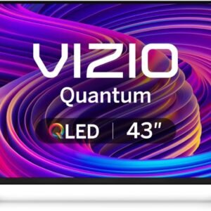 VIZIO 43-inch Quantum 4K QLED HDR Smart TV w/Dolby Vision HDR, 120fps @1080p PC Gaming, WiFi 6, Bluetooth Headphone Capable, Apple AirPlay, Google Cast Built-in (VQD43M-0801, New) VIZIO 43-inch Quantum 4K QLED HDR Smart TV w/Dolby Vision HDR, 120fps @1080p PC Gaming, WiFi 6, Bluetooth Headphone Capable, Apple AirPlay, Google Cast Built-in (VQD43M-0801, New)