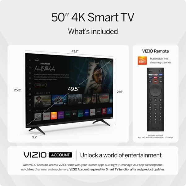 VIZIO 50 Inch V Series 4K TV Review Discover Features and Performance VIZIO 50 Inch V Series 4K TV Review Discover Features and Performance