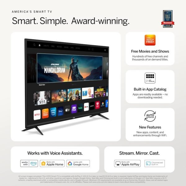 VIZIO D-Series 43-inch Smart TV review highlights stunning 1080p performance and gaming features VIZIO D-Series 43-inch Smart TV review highlights stunning 1080p performance and gaming features