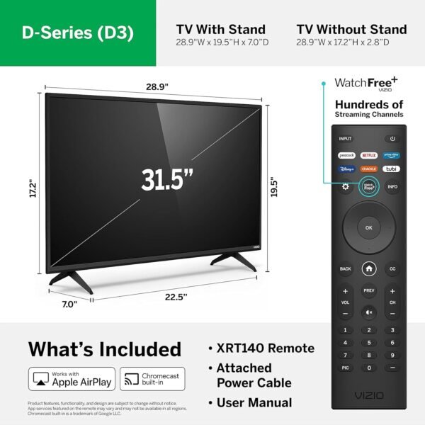 VIZIO D-Series Smart TV review highlights impressive features and stunning 720p visuals VIZIO D-Series Smart TV review highlights impressive features and stunning 720p visuals