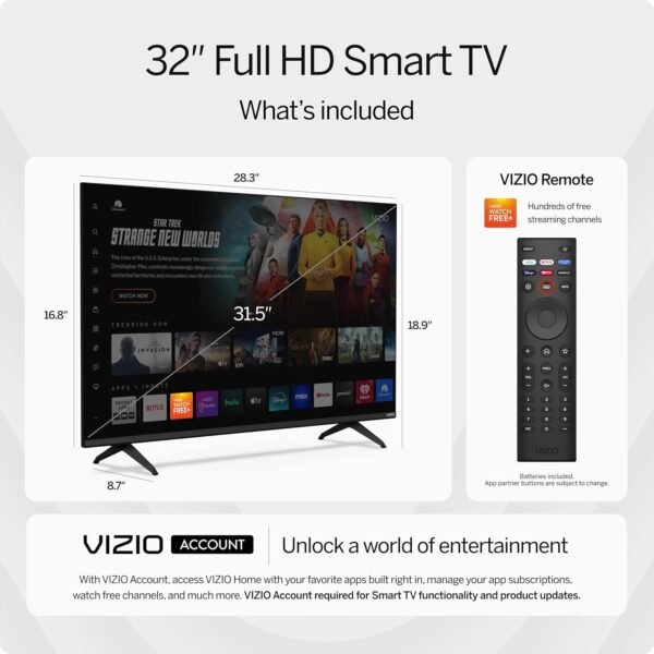 VIZIO Smart TV Review Discover the 32 inch Full HD Experience Today VIZIO Smart TV Review Discover the 32 inch Full HD Experience Today