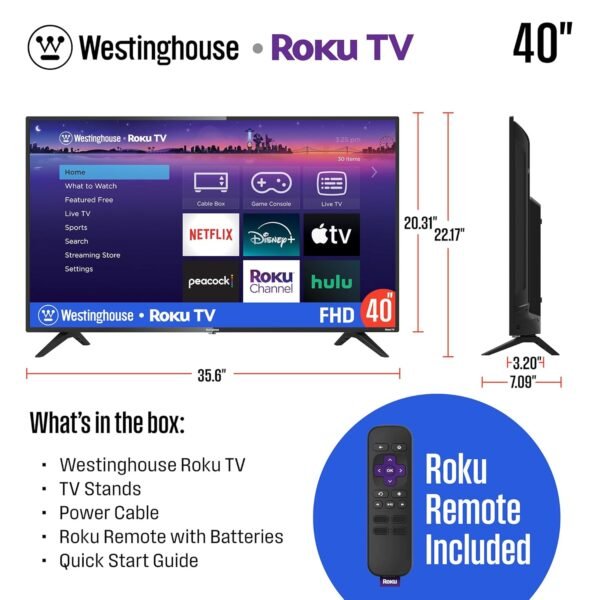 Westinghouse 40 Inch Roku TV review uncovering features and performance insights Westinghouse 40 Inch Roku TV review uncovering features and performance insights